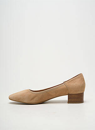 Pantofi cu toc tip de talpă amortizantă toc de 4 la 6 cm bej EMILIE KARSTON femme