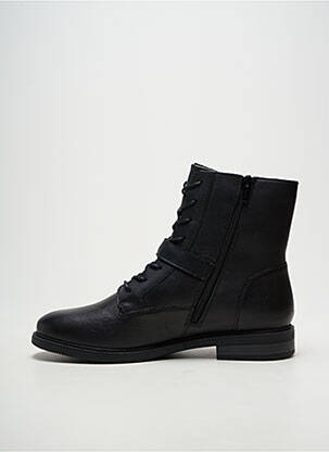 Botine/ghete umplută toc plat până la 3 cm negru REMONTE femeie
