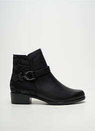 Botine/ghete umplută toc plat până la 3 cm negru REMONTE femme