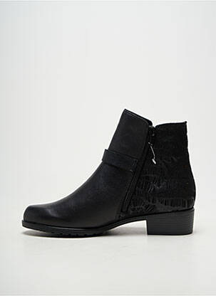 Botine/ghete umplută toc plat până la 3 cm negru REMONTE femeie