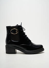 Botine/ghete toc pătrat toc de 4 la 6 cm negru REMONTE femme