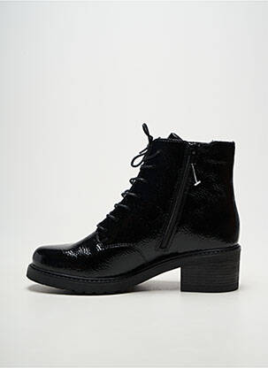 Botine/ghete toc pătrat toc de 4 la 6 cm negru REMONTE femeie