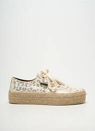 Espadrile țesătură satinată toc de 4 la 6 cm auriu LES TROPEZIENNES PAR M.BELARBI femme