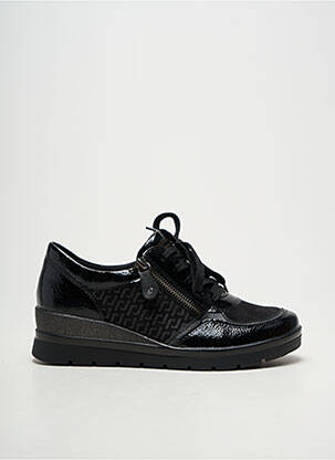 Adidași toc platformă toc de 4 la 6 cm negru REMONTE femeie