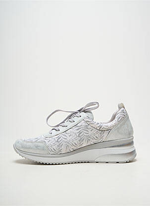 Adidași toc platformă toc de 4 la 6 cm argintiu REMONTE femme