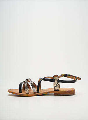 Sandale/pantofi decupați chiquet toc plat până la 3 cm negru LES TROPEZIENNES PAR M.BELARBI femme