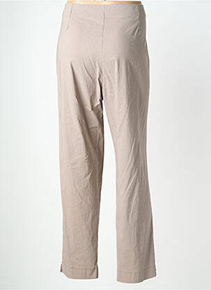 Pantalon slim talie elastică mărime normală maro QUATTRO femeie