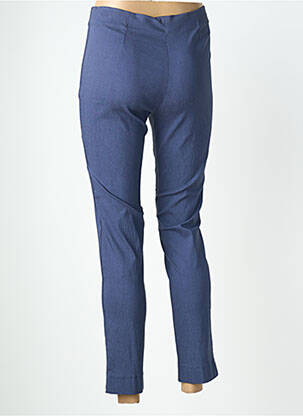 Pantalon slim talie elastică mărime normală albastru QUATTRO femeie