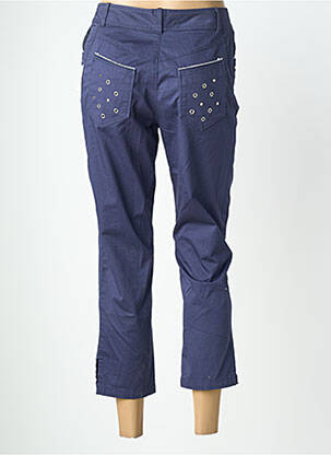 Pantalon 7/8 elasticitate mărime normală albastru QUATTRO femeie