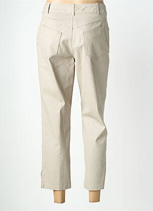 Pantalon 7/8 elasticitate mărime normală bej QUATTRO femeie