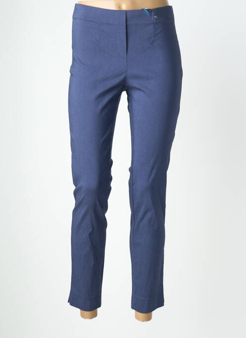Pantalon slim talie elastică mărime normală albastru QUATTRO femme