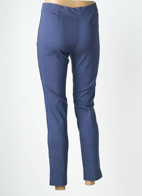 Pantalon slim talie elastică mărime normală albastru QUATTRO femme