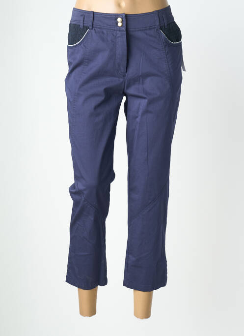 Pantalon 7/8 elasticitate mărime normală albastru QUATTRO femme