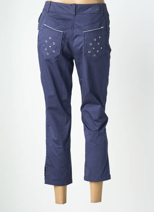 Pantalon 7/8 elasticitate mărime normală albastru QUATTRO femme