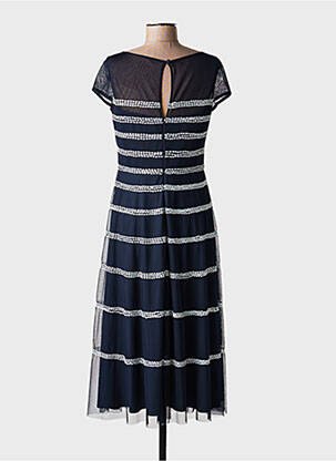 Rochie midi mâneci scurte mâneci scurte albastru VERA MONT femeie