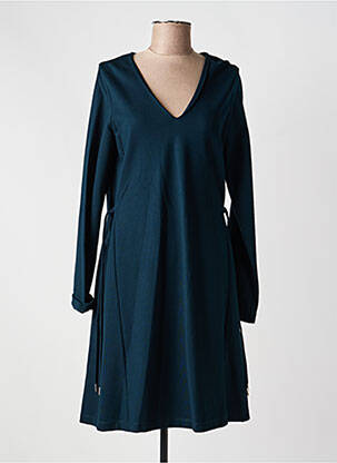 Rochie midi mâneci lungi mâneci lungi albastru LA FEE MARABOUTEE femeie