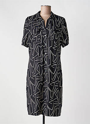 Rochie midi mâneci scurte mâneci scurte negru K-DESIGN femeie