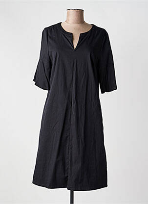 Rochie midi mâneci scurte mâneci scurte negru ROBE LEGERE BY VERA MONT femeie