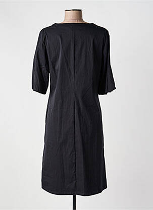 Rochie midi mâneci scurte mâneci scurte negru ROBE LEGERE BY VERA MONT femme