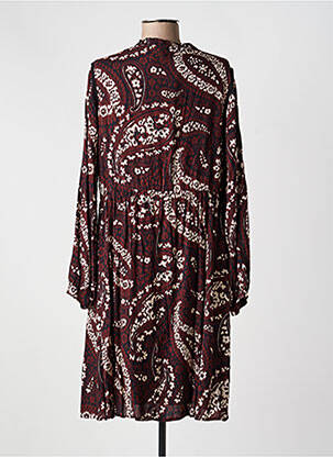 Rochie midi mâneci lungi mâneci lungi maro LA FEE MARABOUTEE femeie