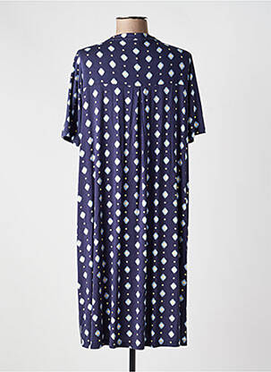 Rochie scurtă mâneci scurte mâneci scurte albastru MD'M femeie