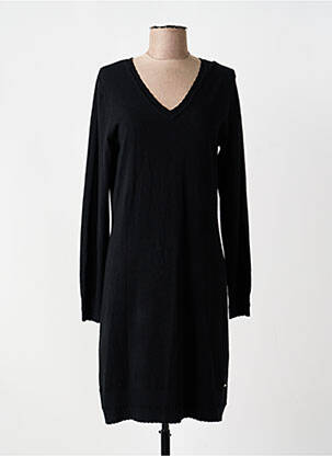 Rochie pulover strânsă pe partea de jos mâneci lungi negru MD'M femeie