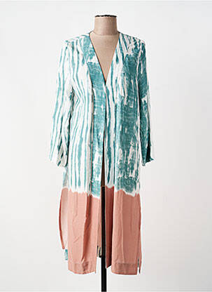 Jachete kimono imprimat tie and dye verde MD'M femeie