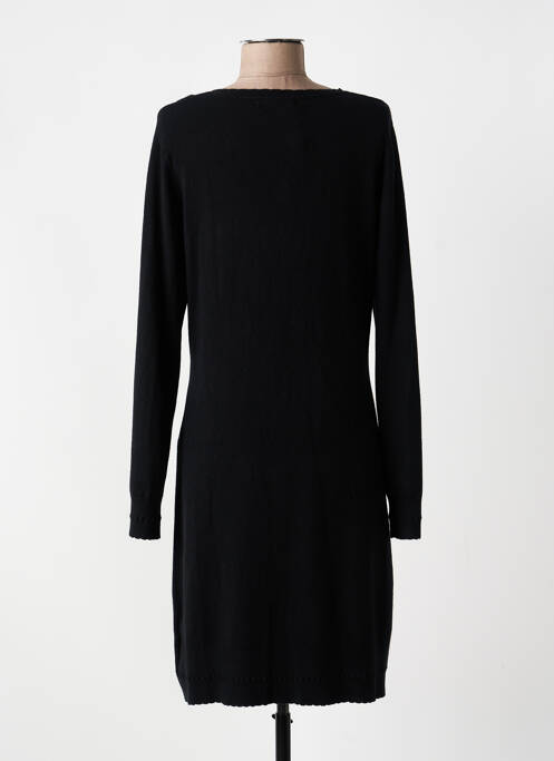 Rochie pulover strânsă pe partea de jos mâneci lungi negru MD'M femme