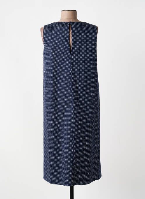 Rochie midi fără mâneci fără mâneci albastru ORTO BOTANICO femme