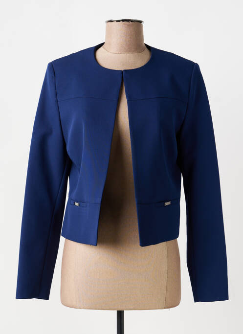 Jachete elegante țesătură crep albastru GREGORY PAT femme