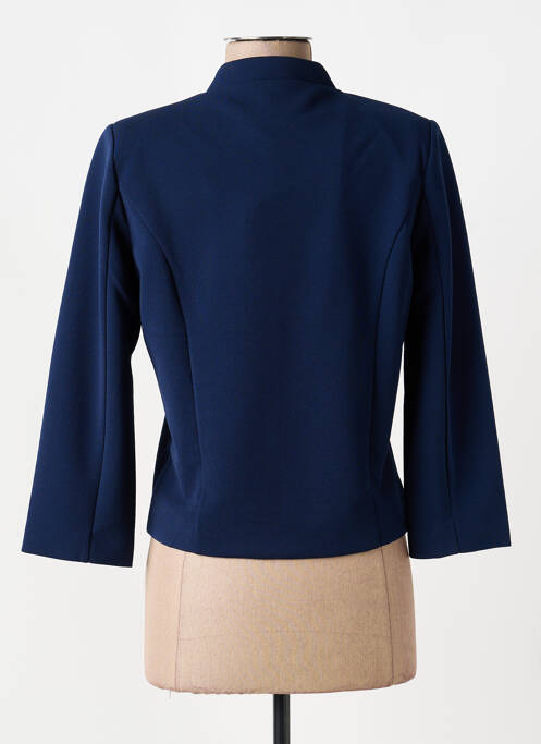 Jachete elegante țesătură crep albastru K-DESIGN femme