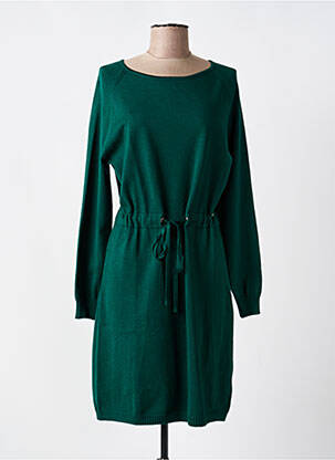 Rochie pulover elasticitate mâneci lungi verde MD'M femeie