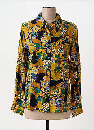 Cămașă imprimeu floral mâneci lungi verde AGATHE & LOUISE femeie