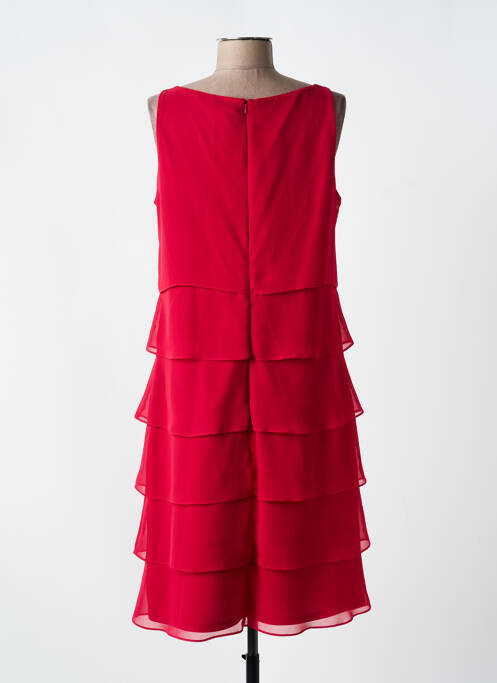 Rochie midi croială fluidă fără mâneci roșu VERA MONT femme