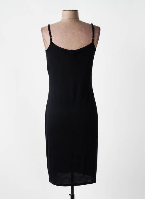 Rochie scurtă guler în v bretele subțiri negru MARBLE femme