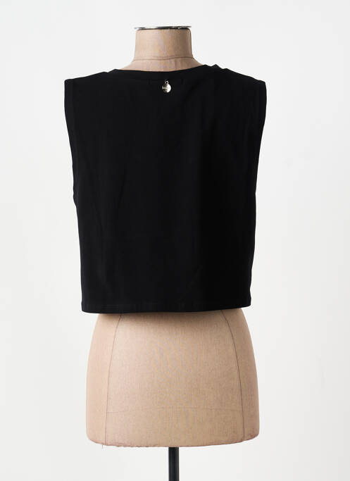 Top țesătură jersey fără mâneci negru LOLITAS&L femme