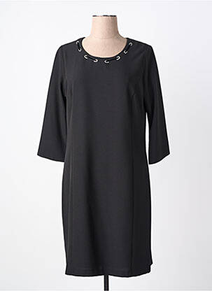 Rochie midi mâneci lungi mâneci lungi negru FRANCE RIVOIRE femeie