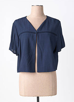 Jachete casual guler rotund albastru DIANE LAURY femeie