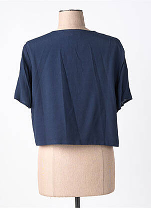 Jachete casual guler rotund albastru DIANE LAURY femeie