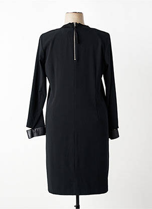 Rochie midi țesătură crep mâneci lungi negru EVA KAYAN femeie