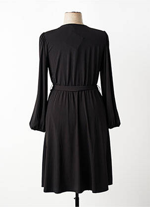 Rochie midi mâneci lungi mâneci lungi negru K-DESIGN femeie