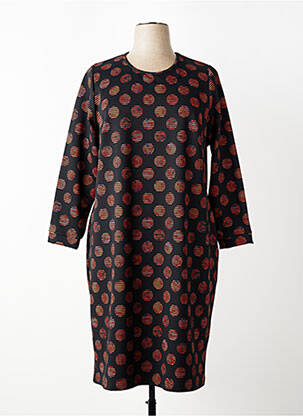 Rochie midi mâneci lungi mâneci lungi negru FRANCE RIVOIRE femeie