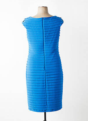 Rochie midi mâneci scurte mâneci scurte albastru VERA MONT femeie