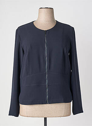 Jachete casual guler rotund albastru DIANE LAURY femeie