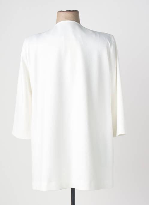 Jachete casual guler rotund alb ANDAMIO femme