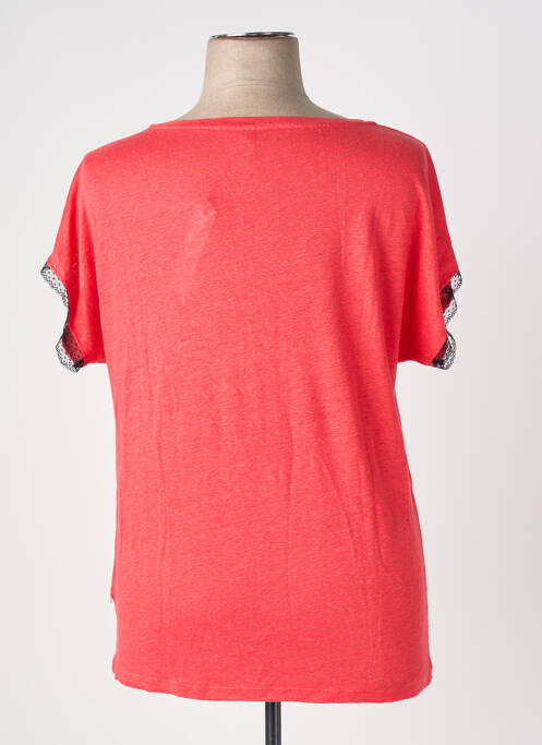 Top mâneci scurte mâneci scurte roșu I.CODE (By IKKS) femme