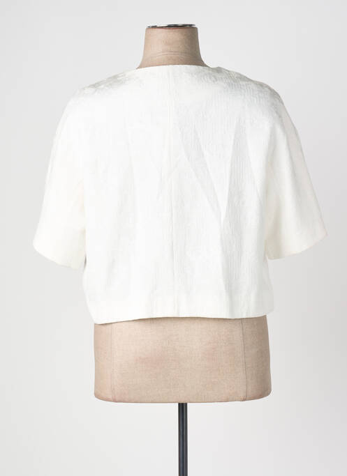 Jachete casual guler rotund alb DIANE LAURY femme