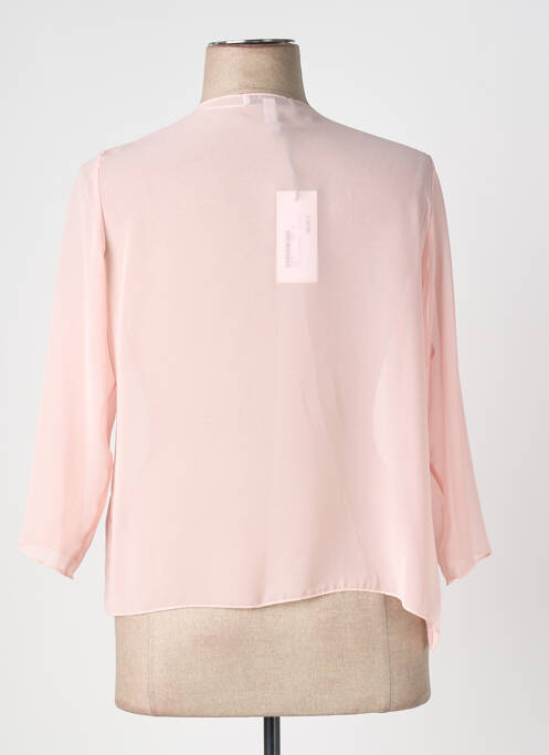 Vestă cu mâneci lungi mâneci 3/4 roz FRANCE RIVOIRE femme