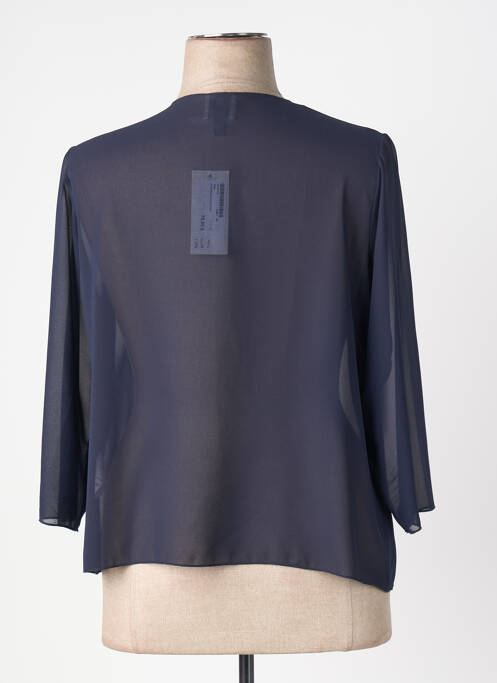 Vestă cu mâneci lungi mâneci 3/4 albastru FRANCE RIVOIRE femme