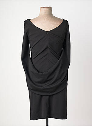 Rochie midi mâneci lungi mâneci lungi negru VERA MONT femeie